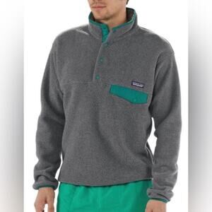 Patagonia Synchilla Gray Popover Fleece Jacket M